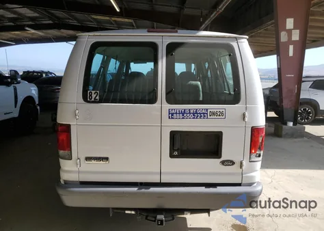 2007 Ford Econoline E150 Wagon из США, поврежденный, VIN 1FMNE11W27DB40467